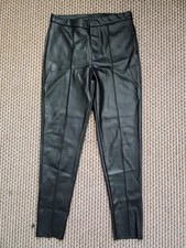 Faux Leather Leggings UK Size 10.