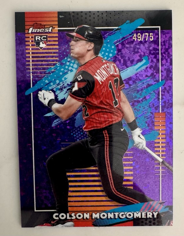 Colson Montgomery 2026 Topps Finest MLB RC True Purple /75 Uncommon #170