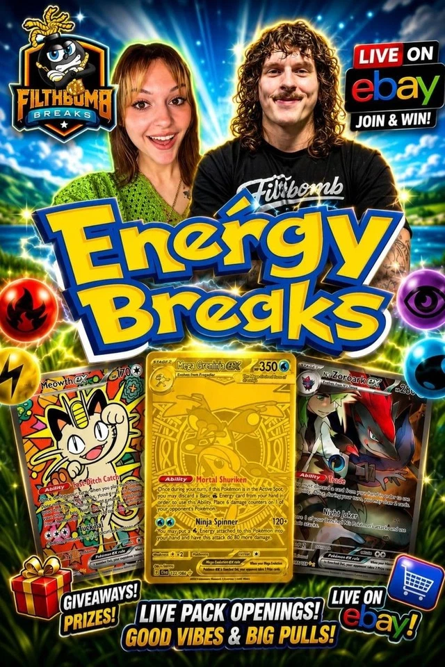 Pokémon ENERGY BREAKS & Rip 'N Ships w/ Jules