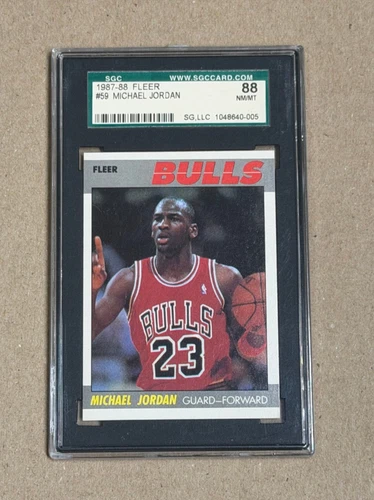 1987 Fleer #59 Michael Jordan SGC 8 $1,099.99
