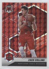 2020-21 Panini Mosaic Red Mosaic Prizm Zach Collins #154 5y7