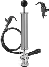 8” Beer Keg Pump Keg Tap, D System Keg Party Pump for US Sankey, Kegerator Ta...