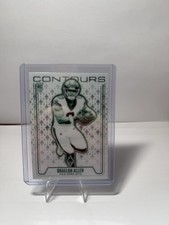 Braelon Allen 2024 Panini Phoenix CONTOURS Green Color Match SP Rookie RC