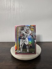 2025 Topps Chrome #77 Micah Parsons Football Leather Refractor