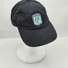 B.A.S.S. Strap Back Dad Hat Adult One Size Blue 100% Cotton Ball Hat