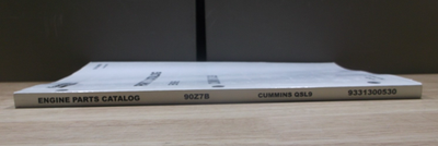 KAWASAKI CUMMINS QSL9 ENGINE FOR 90Z7B WHEEL LOADER PARTS CATALOG
