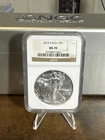 2010 $1 American Silver Eagle NGC MS70 Brown Label