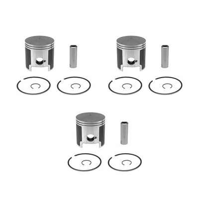 3 SPI .020 Over Bore Piston Kits for Polaris Indy 650 SKS RXL 1988-1997 68.25mm