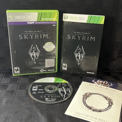 Elder Scrolls Skyrim - Microsoft Xbox 360 CIB Tested
