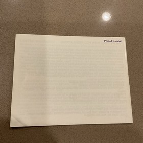 Days of Thunder Nintendo Entertainment System NES aut&eacute;ntico manual de instrucciones