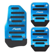 3Pcs Gas Accelerator Pedal Brake Pedal Clutch Pad Cover Foot Pedals6570