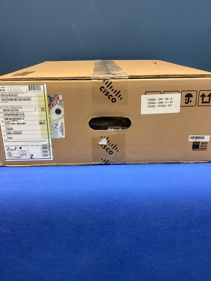 C9200L-24P-4G-E Cisco Catalyst9200L 24-port PoE+4 x 1G Network Essential switch - Image 3 of 4