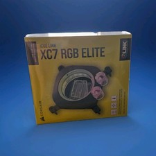 CORSAIR iCUE LINK XC7 RGB Elite CPU-Wasserkühler Transparente Durchflusskammer