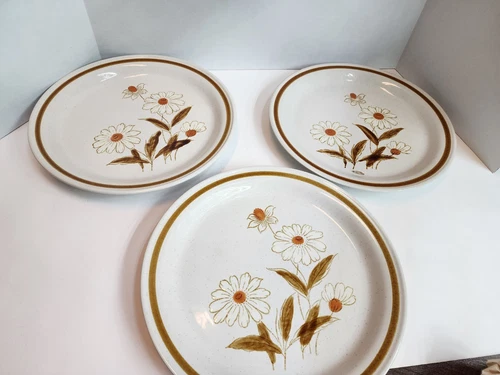 Old Brook Collection Stoneware Trailwoods 10.5" Dinner Plate Set Of 7