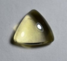 AAA Fabulous Trillion Cabochon Shape 6mm Lemon Quartz Loose Gemstone