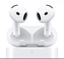 Apple AirPods 4 White In-Ear Bluetooth Earbuds w/ ANC, USB-C Charging Case