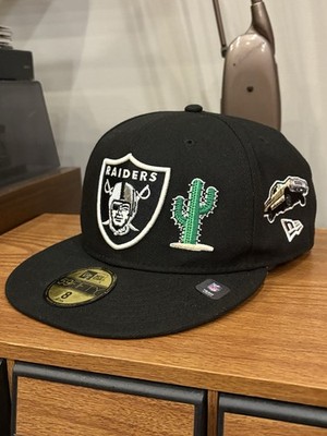 New Era NFL City Transit Las Vegas Raiders 59Fifty Fitted Hat Black Size 8