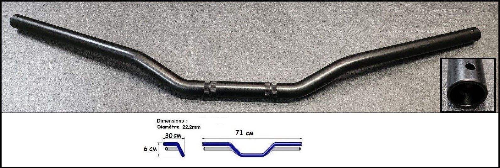 Guidon CB500F CB 500F de 2013 2014 2015 2016 2017 2018 guidon moto d'origine