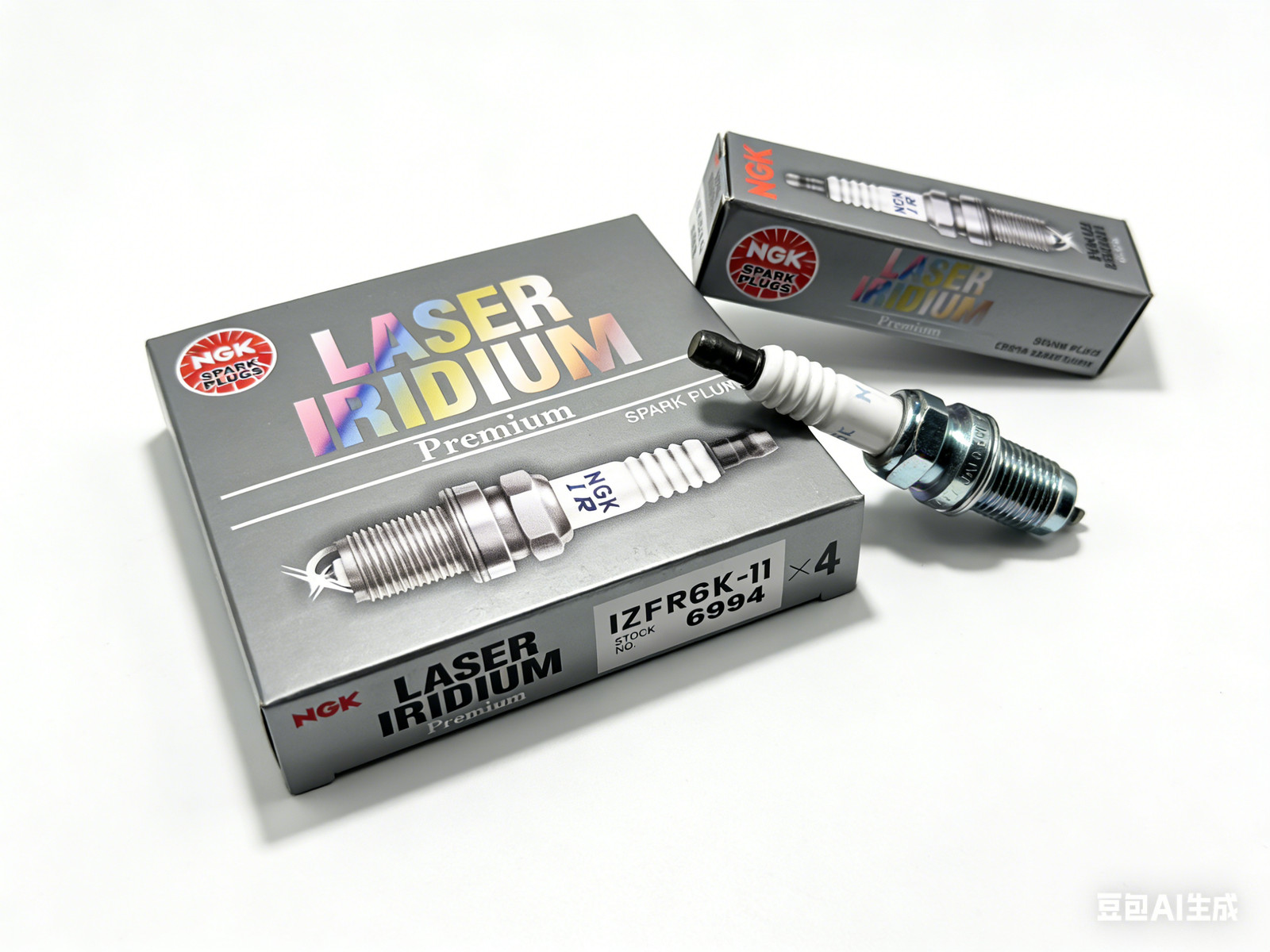 4pc NGK Laser Iridium Spark Plugs IZFR6K11 6994 For Honda Accord Civic CRV Acura