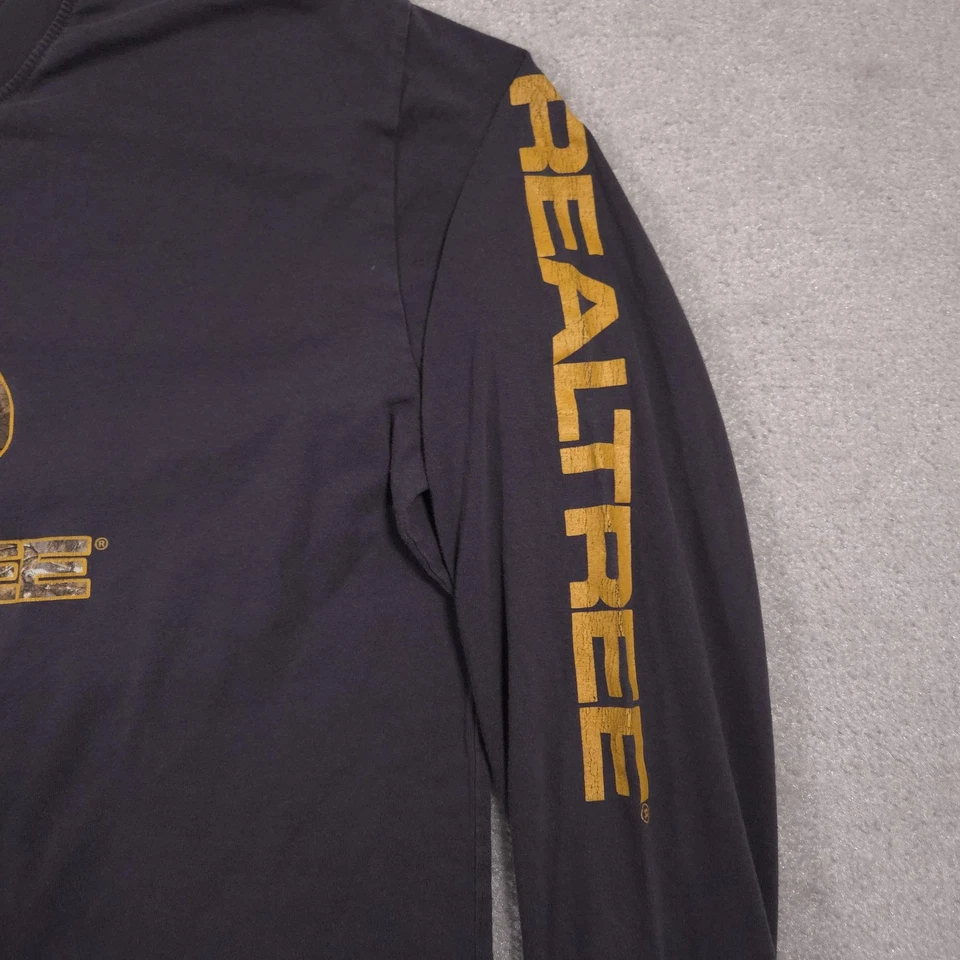 Camisa Realtree Para Hombres 2XL Gris Manga Larga Gráfico Camuflaje Logo Caza Aire Libre Foto 4 de 4