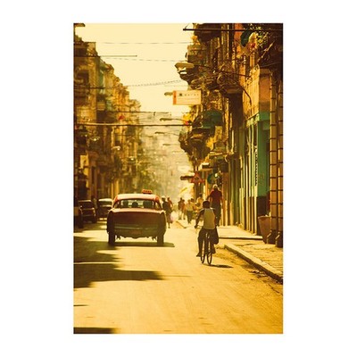 Wandbild CUBA STREETS - bunt - 50x70 cm Wandbild Grafik Poster