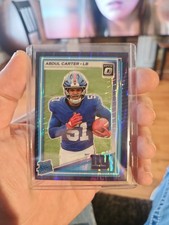 2025 Panini Donruss Optic - Rated Rookie Abdul Carter #300 Purple Shock Prizm...