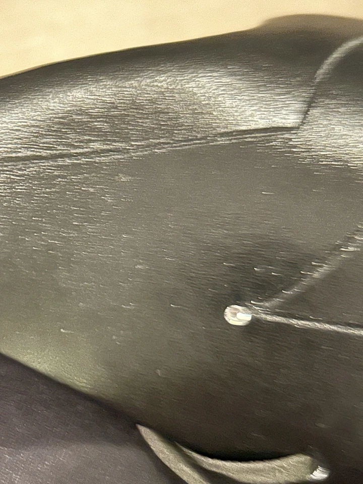 2. BLACK LEATHER FACE MASKS. CAT WOMAN & BANDIT. TIES IN BACK - Image 3 of 4