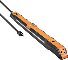 29602 Magnetic Power Strip, Surge Protector with Motion Sensor LED Light, 5 Outl