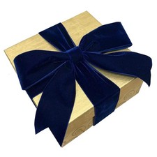 Navy Velvet Ribbon for Sewing  Crafts, 2" x 11 yd