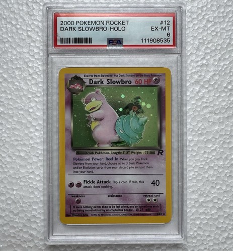 Dark Slowbro (Unlimited) graded PSA 6 for sale on eBay