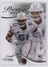 2023 Panini Prestige Rookies Ventrell Miller #386 15zf
