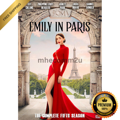 Emily in Paris TV Series Season 1-5 2025 DVD Full HD Eng All Region FreeShip-New