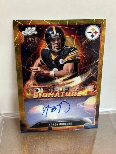 2025 Topps Chrome Aaron Rodgers Chrome Autographs (RAW)