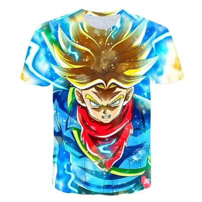 DRAGON BALL Z Dragon Ball T-Shirt Japanisch Anime Manga Superheld Anime Jungen Mädchen Kinder Top