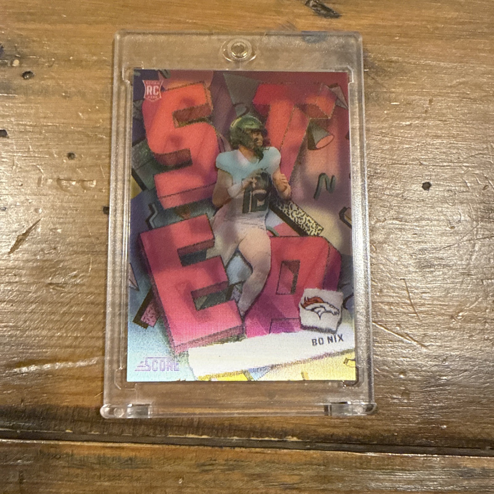 2024 Score - Step Ahead Bo Nix #SA-BNX Case Hit!!! QB For The AFC’s 1 Seed