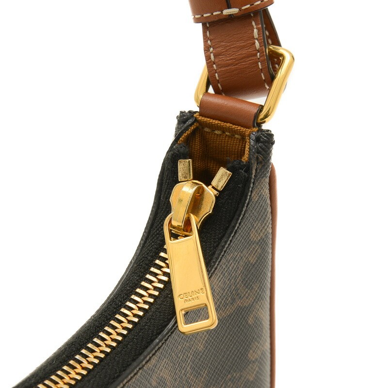 バッグ・カバンその他 Celine Mini Ava in Triomphe Canvas and Calfskin Tan Ava Bag IN Triomphe Canvas and calfskin - Tan | CELINE