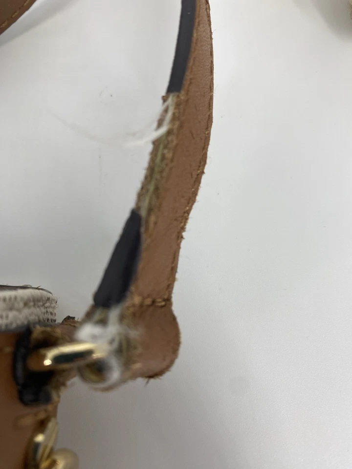 Bolso Bandolera y Cartera Michael Kors Vanilla MK Logo Signature Herrajes Dorados Foto 4 de 4