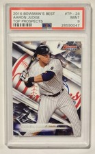 2016  Bowman's Best Top Prospects AaronJudge TP-28 PSA 9 Yankees
