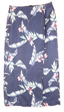 SK19355-NEW TOMMY BAHAMA Women's Silk Wrap Straight Skirt Multicolor Size 12