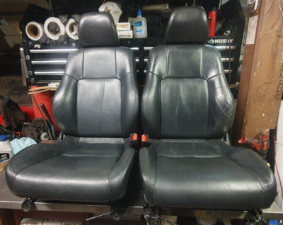 97-01 Honda Prelude OEM front leather seats,BB1,BB2,BB3,BB4,BB6,h22a4,h22