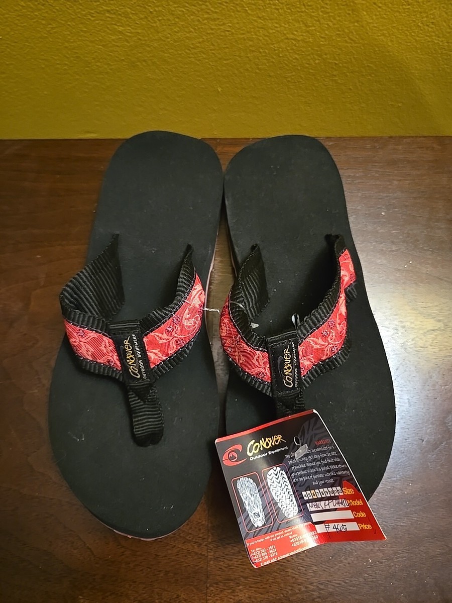Conquer Sandals Woman's SZ 6 Flip Flops Slip On Thong | eBay