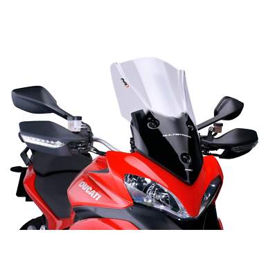PUIG Touring Plus Windschild klarrauch für Ducati 1200 Multistrada 2013-2015