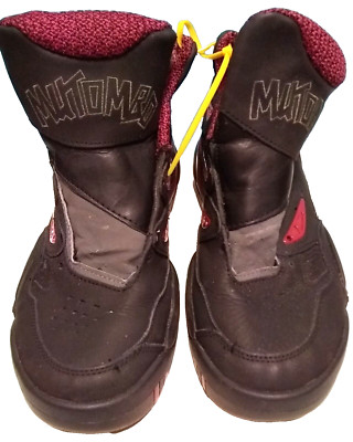 Adidas Mutombo 2 Men C75206 Black Burgundy High Top Basketball Sneaker Size 8 US