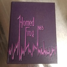 1965 TCU Horned Frog Yearbook, Fort Worth Texas Christian University Annual