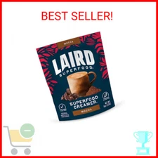 Laird Superfood Non-Dairy Coffee Creamer Mocha, Shelf-Stable Superfood Non-Dairy