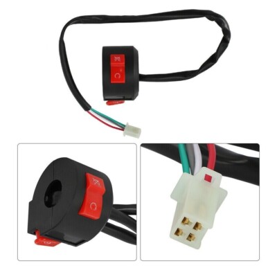 LEFT SIDE KILL START SWITCH FOR TAO TAO ATV 110cc 125cc (1 PLUG, 4 WIRE) *OEM*