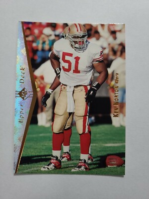 KEN NORTON 1995 UPPER DECK SP FOOTBALL CARD # 96 E7208