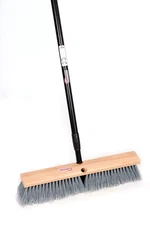 American Select Tubing 18" Multi-Surface Push Broom with Extendable Handle