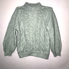 isaac mizrahi Toddler Girls Soft Cable knit sweater Green 2T