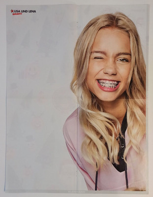 Lisa & Lena Teil 1 / Christmas 2017 BRAVO German XL Poster VERY RARE 55 x 41 cm